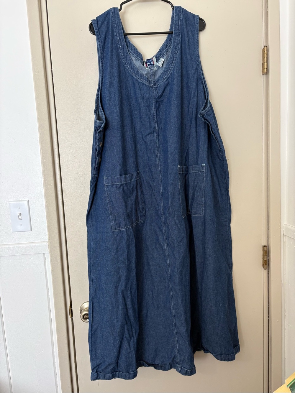 Y2K Main Street blues women’s 30W denim jumper dress